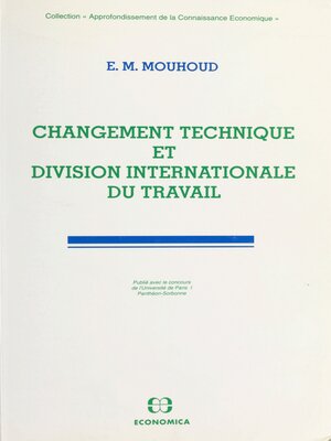 cover image of Changement technique et division internationale du travail